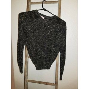 Marvin Black Sweater Blouse fits like XS. Extra small V neck